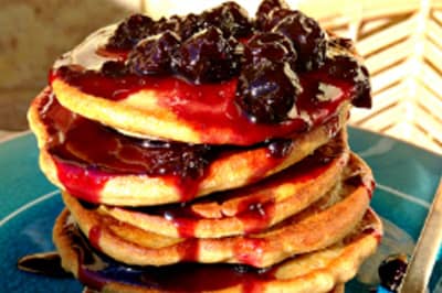 Quinoa Pancakes Spiced with Orange and Cinnamon