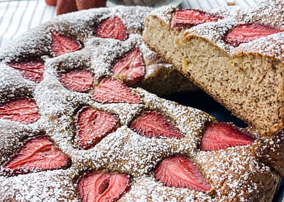 Banana and Strawberry Torte