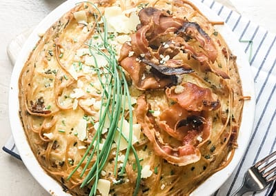 Spaghetti Carbonnara Frittata
